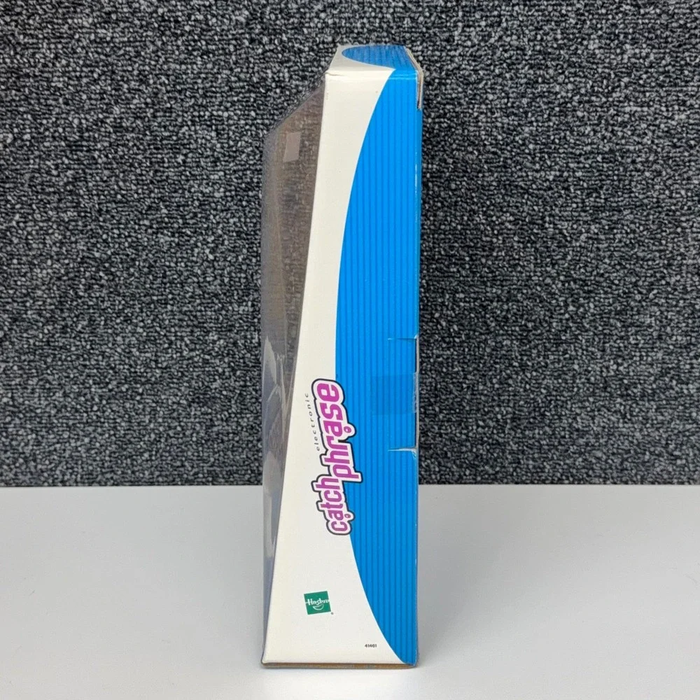 Vintage 2000 Hasbro Electronic Catch Phrase Handheld Game Blue Silver 41461 New